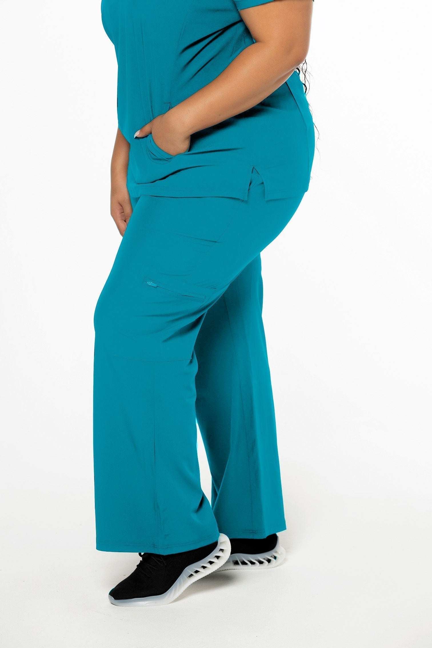 CSCRUBS CASUAL COLLECTION HIGH-WAISTED FLARE PANT | CASUAL WP1 (SIZE: REGULAR)
